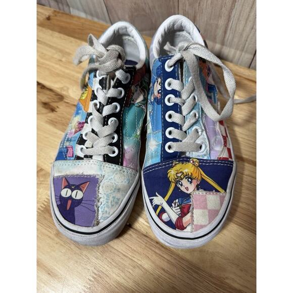 Sailor Moon x VANS OLD SKOOL PATCHWORK Pretty Guardian US W 5 - Picture 5 of 13